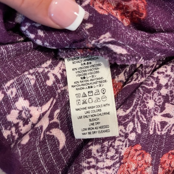 Free People Open Back Dress Long Sleeve - Picture 4 of 5